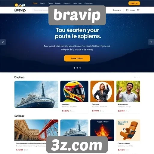 Mudanças na interface do site Bravip